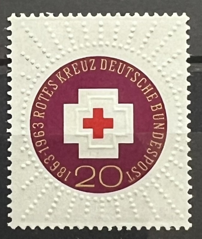Germany Stamp – Centenary of International Red Cross_1963 – MNH.
