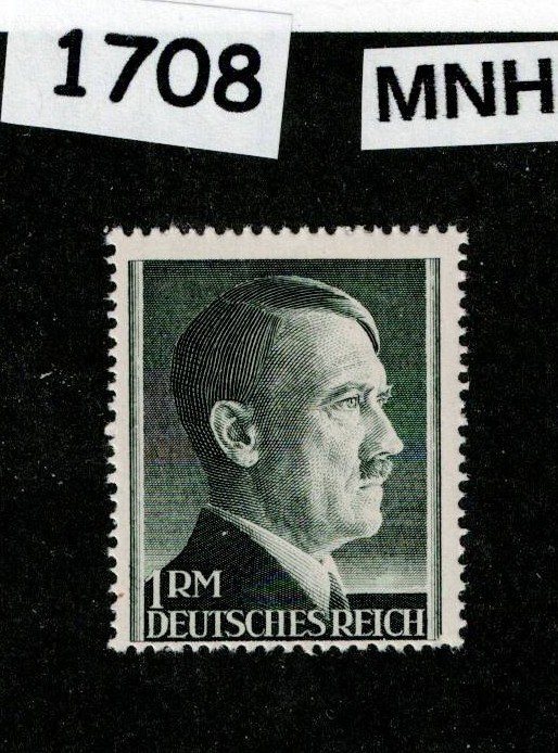 MNH stamp Sc 524 Adolf Hitler Third Reich era 1RM Perf 14 WWII Germany #1708