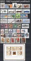 West-Germany / FRG / BRD Complete Yearsets 1980-1989 MNH Stamps, Mi. 1033-1443