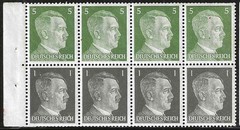 GERMANY 1941 „Hitler“ Booklet Pane Michel H-Blatt-#117, Sct #506a Mint/NH SUPERB