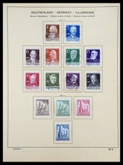 BERLIN Germany Deutschland 1948-1990 MNH MH Used in Schaubek Stamp Collection