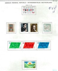 1980 Germany Federal Rep MIXED LOT OF 9 + 2 Sets Sc#1326- M/H/OG/Used #8