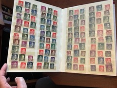 1930s TO THE END OF WWII GERMAN POSTAGE STAMP COLLECTION / 100’s OF STAMP