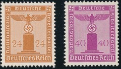 Stamp Selection Germany Official Selection WWII 3rd Reich Franchise MNG