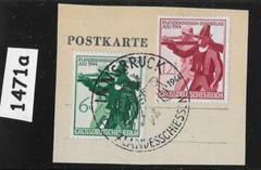 B278 & 279 Innsbruck Austria cancel shooting Matches 1944 Third Reich Germany