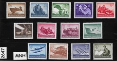 MNH stamp set WWII / Military Hero’s / Armed forces 1944 / B257-269 #2647