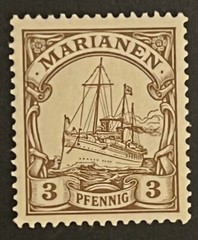 Travelstamps: GERMANY MARIANEN STAMPS WW1 Stamps Kaiser’s Yacht MOGH UnWmk