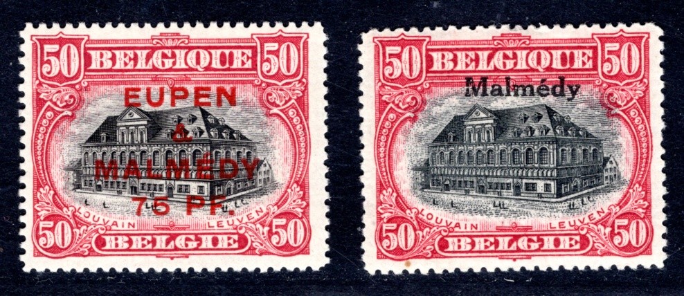 BELGIAN MILITARY POST EUPEN and MALMEDY 1920 6C * FLAWLESS 200€(M4210