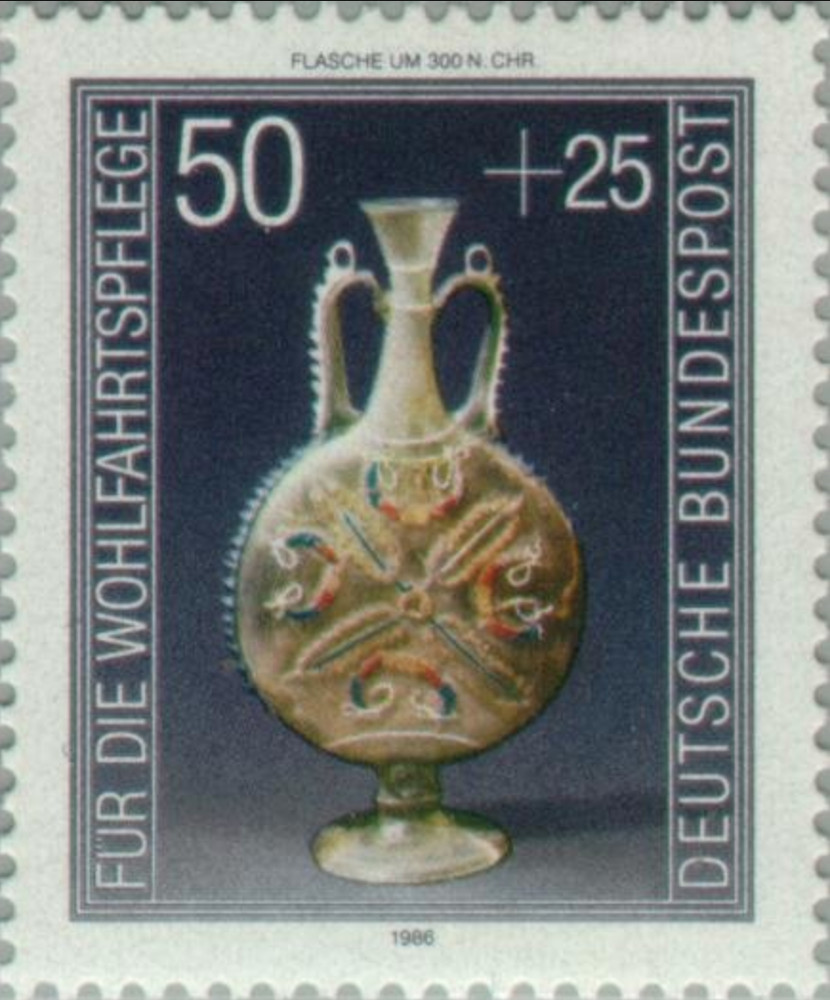 BRD FRG #Mi1295 MNH 1986 Ornamental Flask 300 A D [B647 YT1129 SG2143]