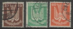 Germany 1922 complete set Air Mail issues used, $ 166.00