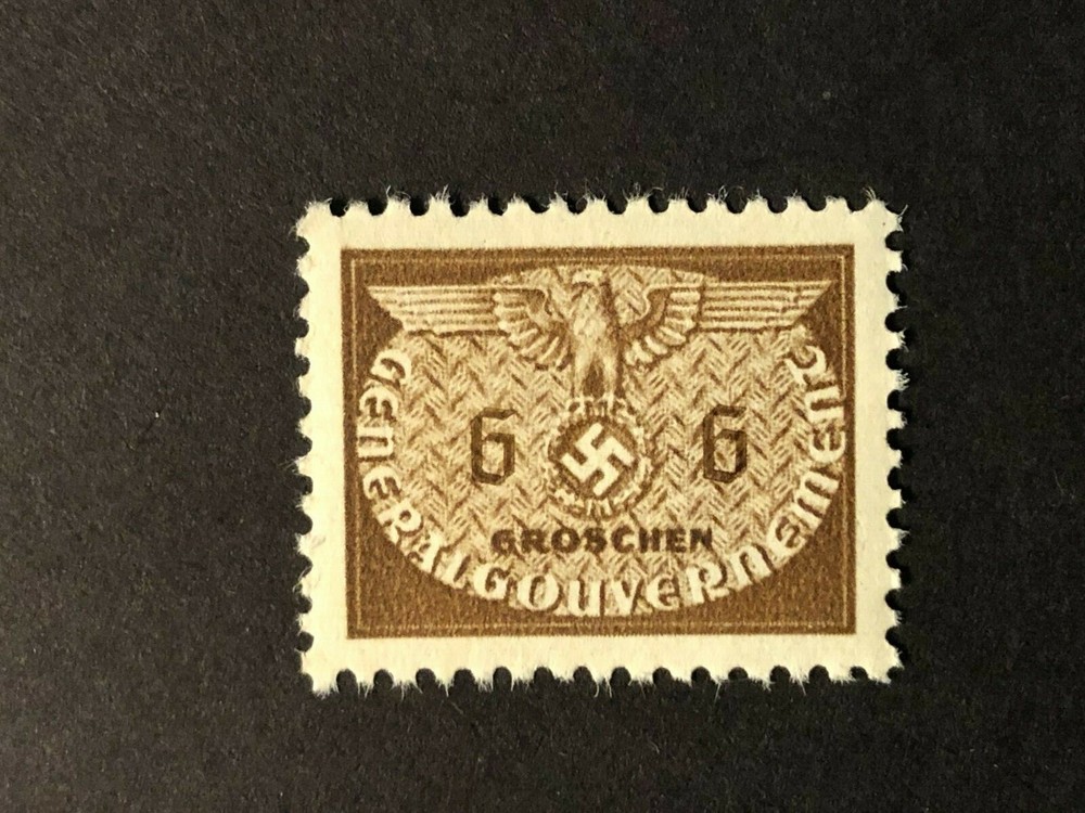 GERMANY POLAND (EAGLE) 1939-45 WWII-GERMAN OCCUPATION 6 Gr. MNH /b12 #425