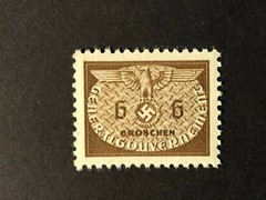 GERMANY POLAND (EAGLE) 1939-45 WWII-GERMAN OCCUPATION 6 Gr. MNH /b12 #425