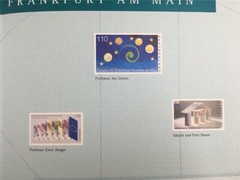 GERMAN POST ART-EDITION 1998/23 2000 EZB FRANKFURT GELD MONEY