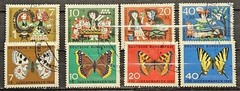 Germany Stamp Sc B380-87, 1962 Semi-Postal Year set, Used VF CV$5.50 (501G-82)