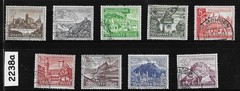 Stamp set B160-B168 1939 Germany Third Reich Winter relief fund #2238a