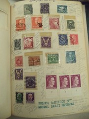 GERMANY WWII NAZI INVASION POLAND OVER PRINT FIELDPOST 1940+ 12 MILK TOPS STAMPS