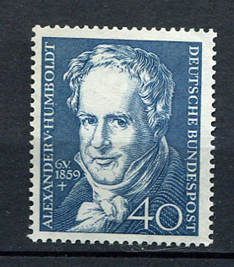 Germany – BRD : Humboldt stamp from 1959 – mint NH