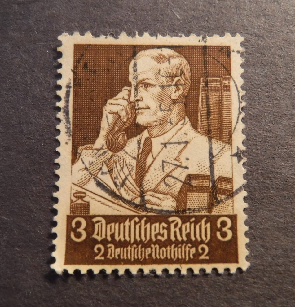 Scott#B59, 1934, 3+2 pf., Businessman Semi-Postal Used Stamp