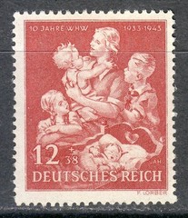 Germany 1943 MNH Mi 859 B246 Mother and Children **