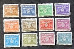 WW2 WWII Nazi Germany German Third Reich EAGLES MNH stamp set POLAND OCCUPATION