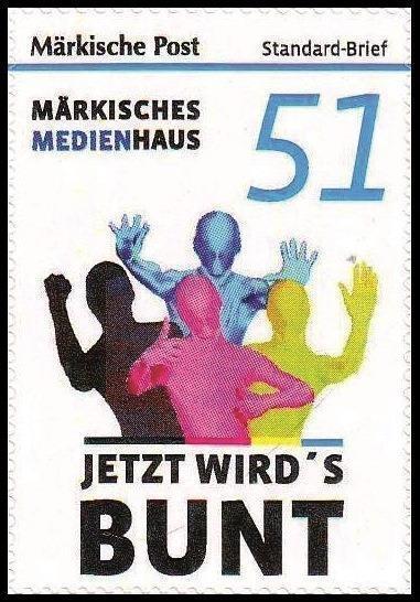 Märkische Post: MiNr. 39, „Märkisches Medienhaus – Now it’s …“, Set, Mint