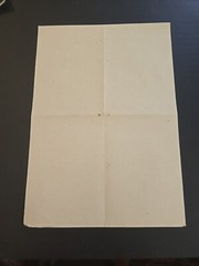 WW2 WWII German Third Reich Document Female War Wounded Caregiver Reference 1944