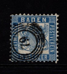 Baden SC# 22 Used / 79 Ring Cancel / Small Pinhole – S51896