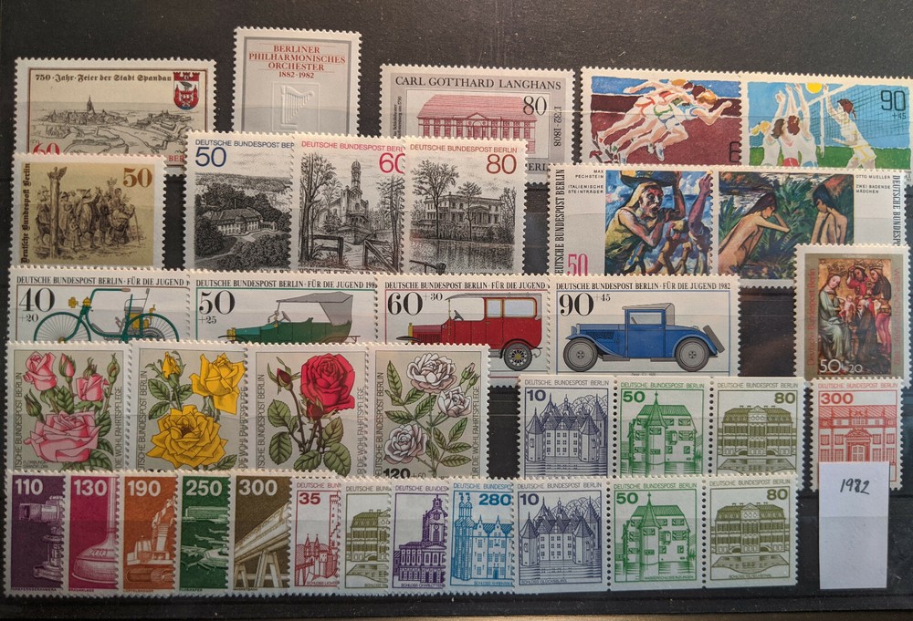 Germany Berlin 1982 Complete Year Set MNH