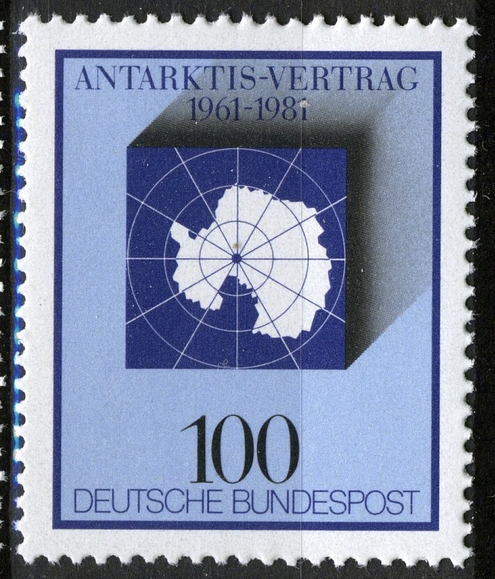 BRD 1981, 20th Anniversary of the Antarctic Treaty, MNH, Mi 1117