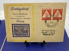 1948 GERMANY FDC STAMP DAY SEMI POST