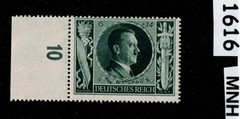 MNH stamp B232 Adolf Hitler 1943 54th Birthday WWII Germany Third Reich #1616