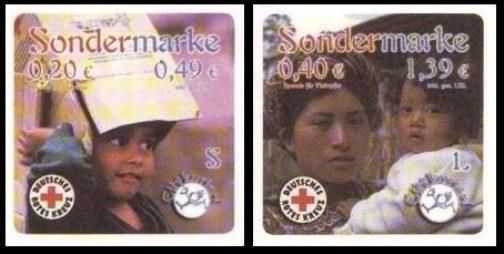 City Courier: MiNr. 6 – 7, „Donation Campaign“, Set, mint never hinged