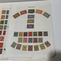 German Stamp Lot 13 Pages Of Mixed Lot