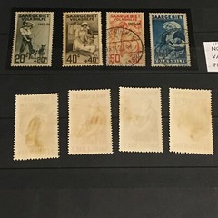 SAAR Saargebiet Volkshilfe Semi Postal Stamp Collection GERMANY Used & Mint