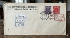 1922 Weimar Republic Hyperinflation Commercial Cover – Rare 14-Day Rate Period