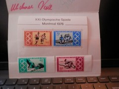 Germany 1972 & 1976 Olympic items Both in very fine condition See photos