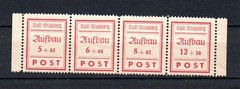 Straussberg (Germany) 1946 old set Local stamps (Michel 34/37 A) MNH