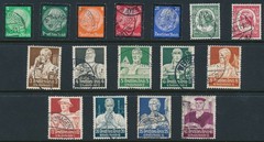Stamp Germany Year 1934 Set WWII Airmail Workers Saar Hindenburg U