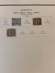 German & State Stamps in Scott Specialty 3 ring album M&U -1938 incl BOB L2034