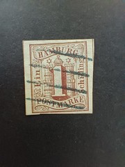 germany, Hamburg 1 schilling. Michel #2