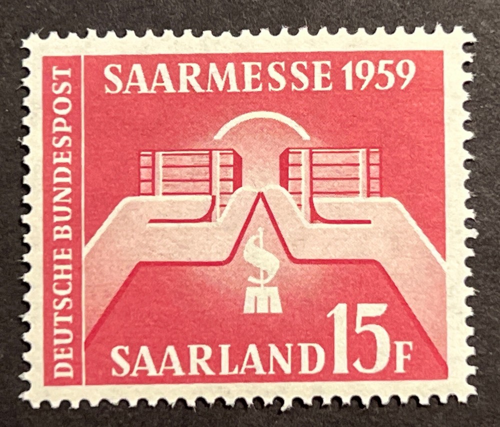 Travelstamps: 1959 Germany SAAR Stamps Mi 447 International Fair Mint OG H