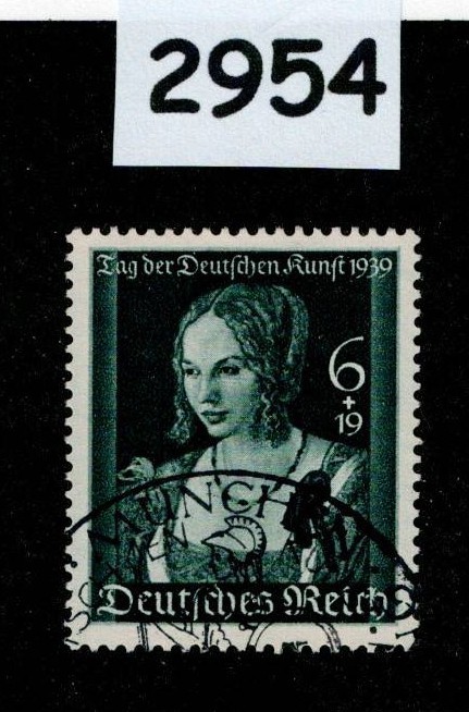 Used stamp B146 1939 Venetian woman Culture Fund Germany Third Reich #2954