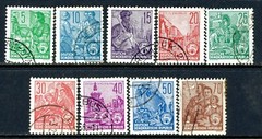 Stamps DDR, Scott # 330-338 used, complete set