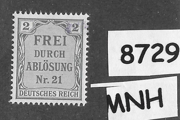 MNH Stamp Scott OL1 Prussia district German Empire 1903 Official PF02 #8729