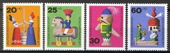 BRD 1971, Surtax, Welfare, Old wooden toy set VF MNH, Mi 705-08 2,6€