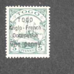 Togo #49 Mint LH Anglo-French occupation CV1400