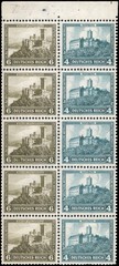 Germany #B44a MH VF booklet pane of 10, 5X B44, 5X B45