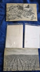German THIRD REICH Post Cards + FREE U.S. WW2 Propaganda Anti- Hitler Flyers