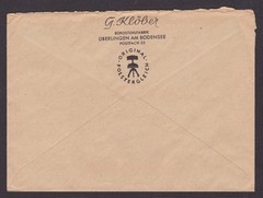 GERMANY 1949 Baden French zone, Cover from Überlingen to Trossingen