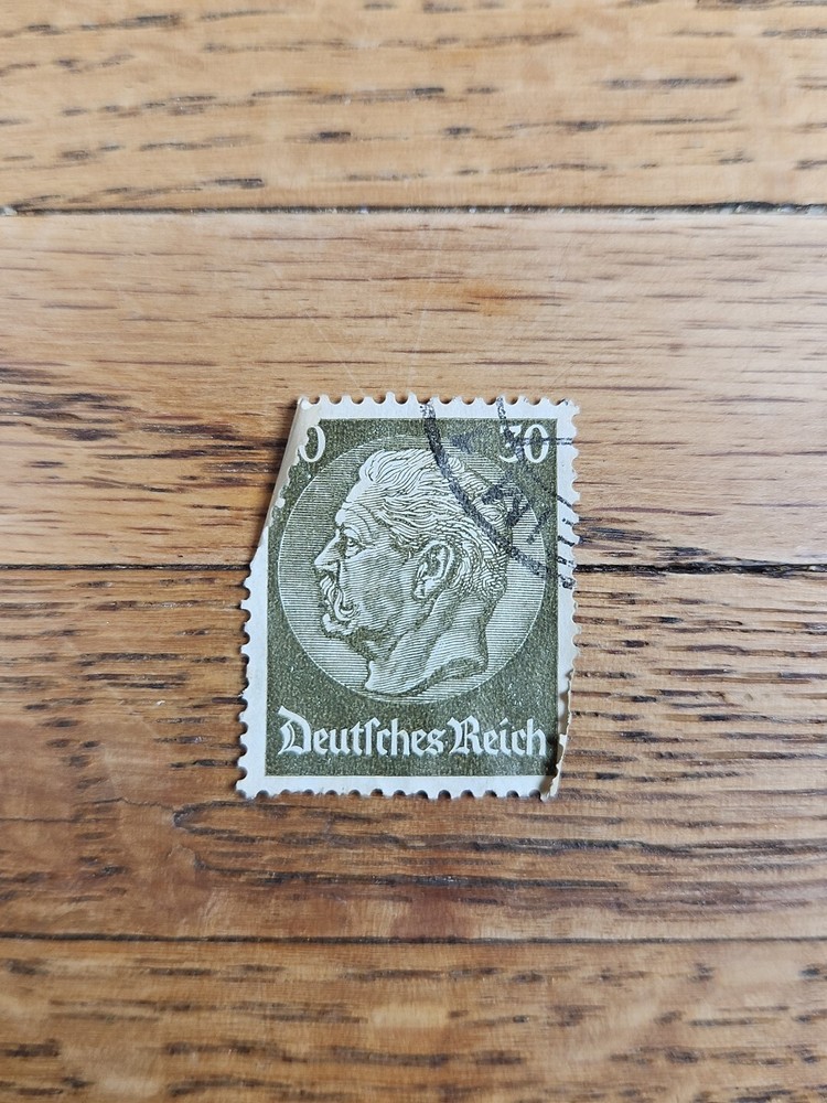 Germany Stamp Hindenburg 30pf Used Green